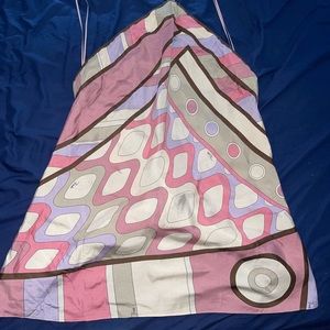 Emilio Pucci Tie Back Top